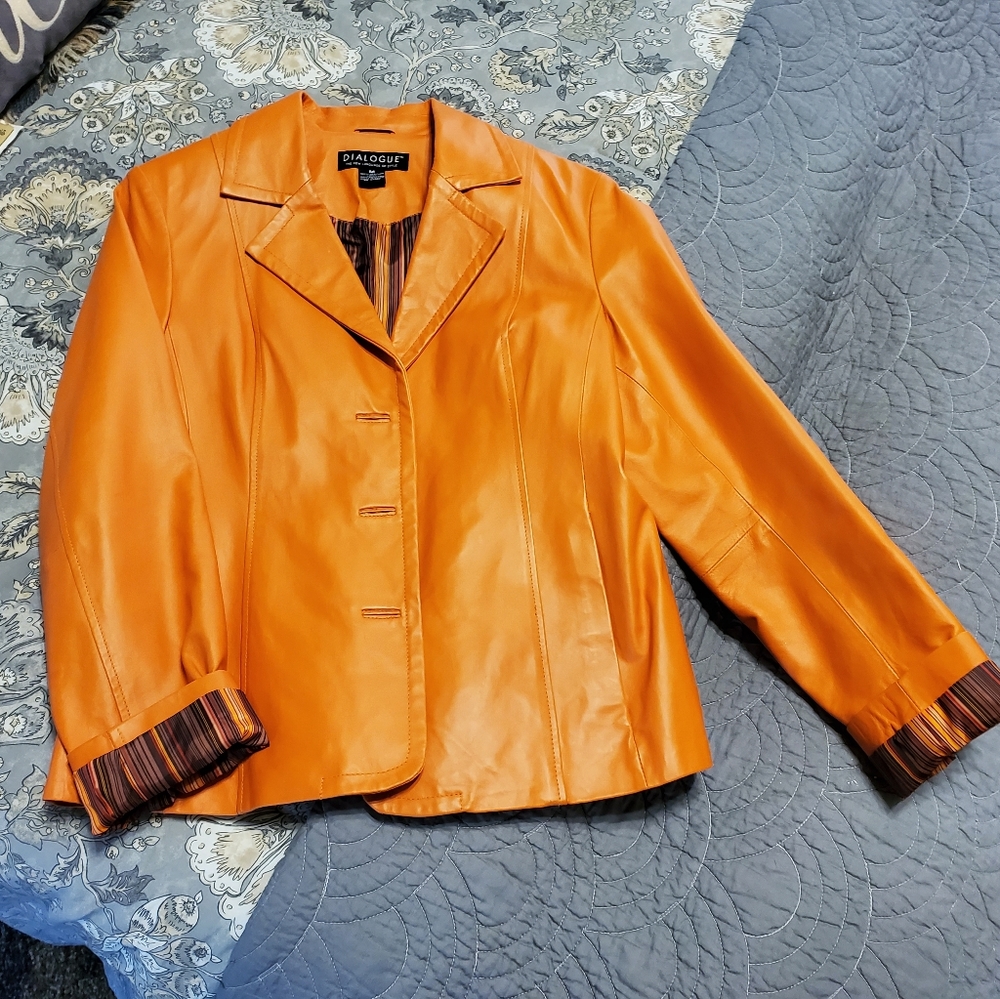 Leather jacket